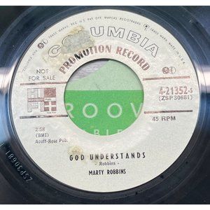 Marty Robbins God Understands / Have Thine Own Way Lord 45 Country Gospel Promo